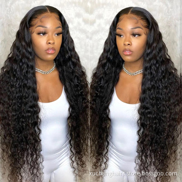 Cheap Unprocessed Raw Indian Human Hair Cuticle Aligned Deep Wave Bundles High Quality Double Drawn Virgin Hair Vendors